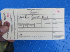Bentley Continental GT left interior quarter side trim panel #1761