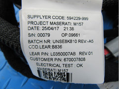 Maserati Ghibli Levante front left 8-way seat wire harness NEW #8482