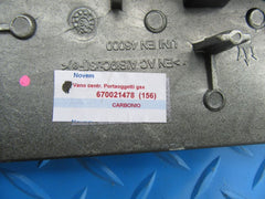 Maserati Ghibli Quattroporte center console compartment trim panel Carbon #8488