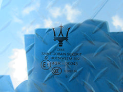 Maserati Quattroporte left rear door window glass #2884