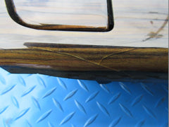 Maserati Ghibli Quattroporte center console compartment trim panel gloss wood #8486