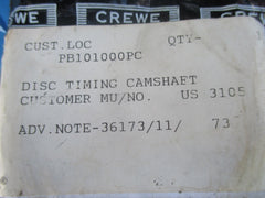 Bentley Mulsanne camshaft timing disc #5083