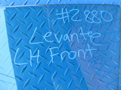 Maserati Levante left front door window glass #2880