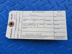 Bentley Bentayga left right rear door control unit #8410