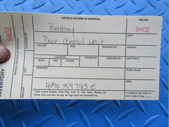 Bentley Bentayga front left door control unit #8402