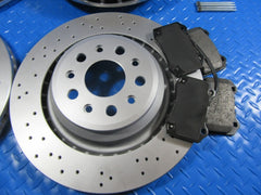 Maserati Ghibli Sq4 Quattroporte Awd front and rear rotors brake pads #5824