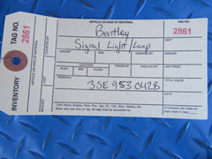 Bentley Continental Flying Spur right turn signal light #2861