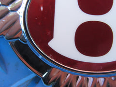 Bentley Continental Flying Spur GT GTC front grill RED B emblem wings #2858