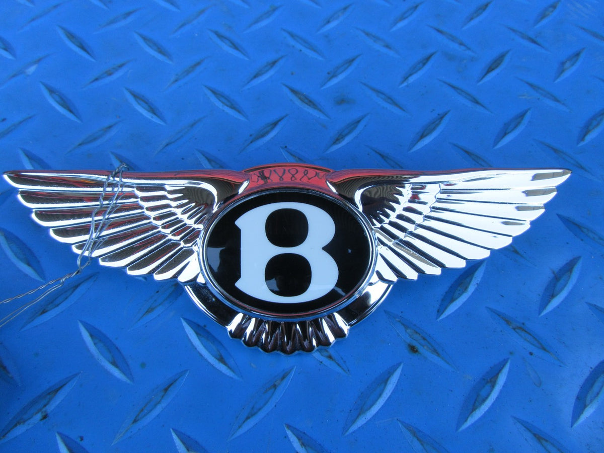 Bentley Continental GT GTC front grill B emblem wings crest #2857