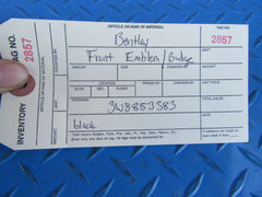 Bentley Continental GT GTC front grill B emblem wings crest #2857