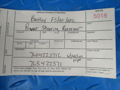 Bentley Flying Spur GT GTC power steering tank reservoir #5018