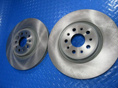 Maserati Ghibli front brake disk rotors smooth 2pc #6566