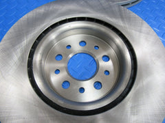 Maserati Ghibli front brake disk rotors smooth 2pc #6566