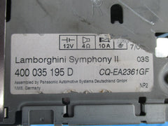Lamborghini Gallardo CD AM FM cassette radio #5114
