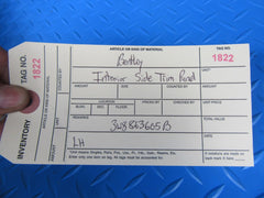 Bentley Continental GT left interior side trim panel #1822