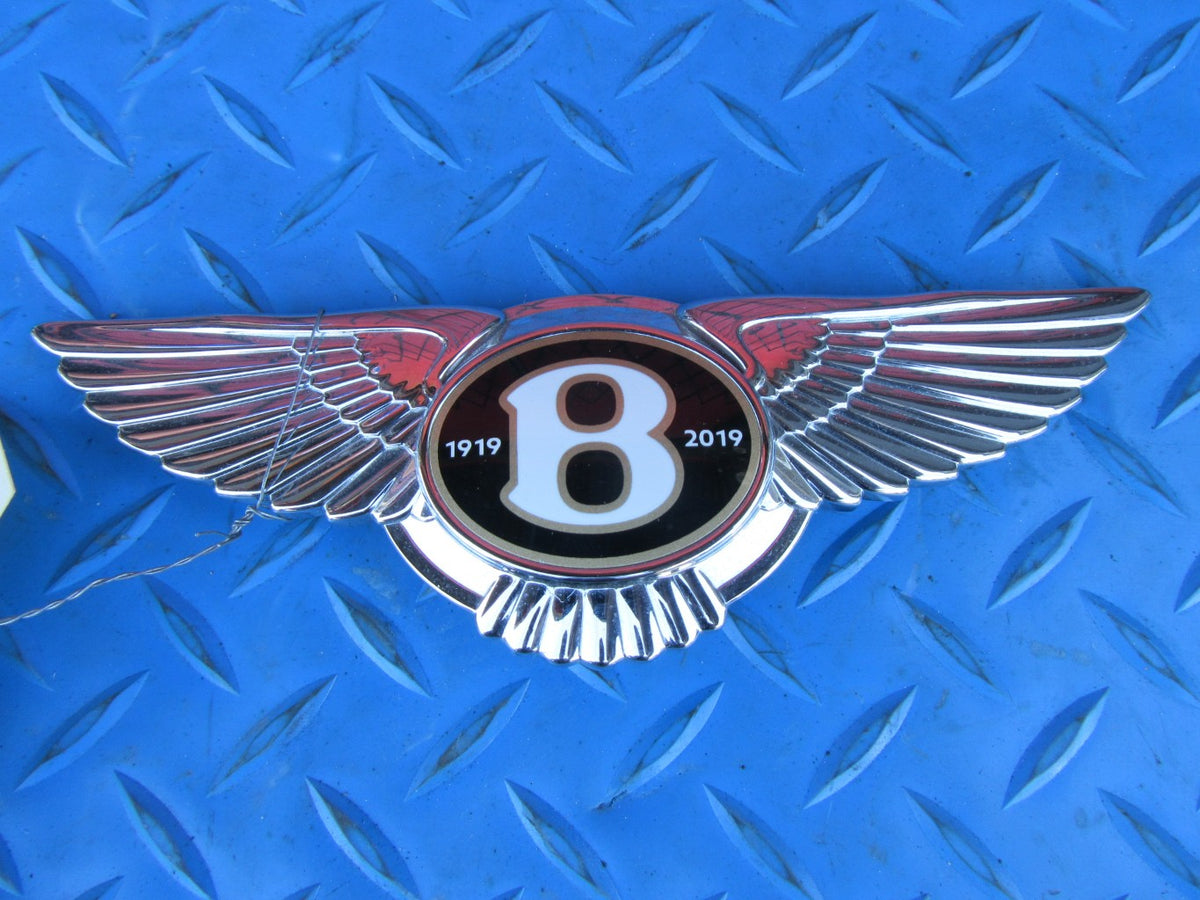 Bentley Continental GT GTC front B emblem wings badge #2855