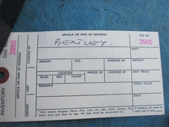 Bentley Flying Spur left trunk trim liner battery cover bracket #3985