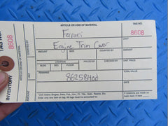 Ferrari 488 GTB right lateral engine trim cover #8608