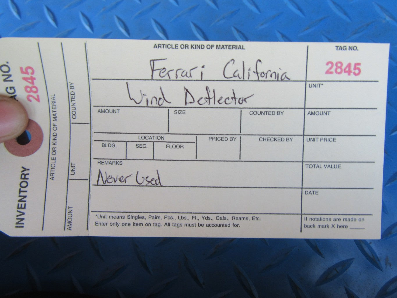 Ferrari California wind deflectors #2845