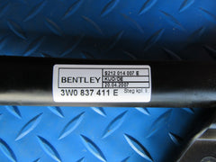 Bentley Continental GT left door vent glass with bracket #1815