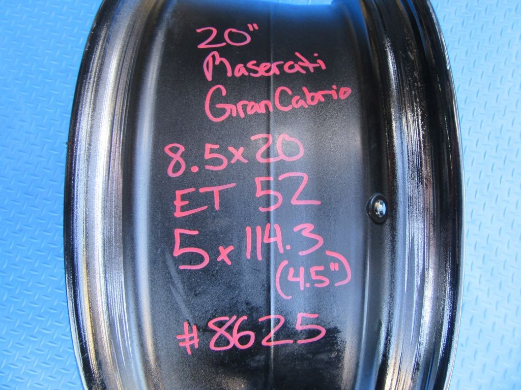 20" Maserati GranCabrio Granturismo  front wheel rim #8625