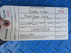 Bentley Continental GT GTC center front lower bumper grille #2832