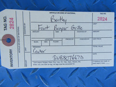 Bentley Continental GT GTC Flying Spur Speed front bumper center grille #2824