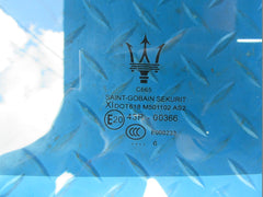 Maserati Quattroporte rear right door glass window #7518