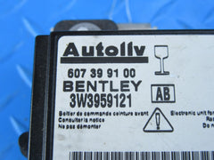 Bentley Continental GT GTC seat belt safety control module #1751