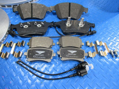 Bentley Continental Gt GTc Flying Spur front and rear brake pads and rotors #2305