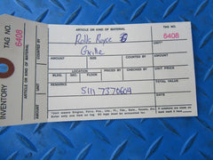 Rolls Royce Wraith Dawn front bumper center grille #6408