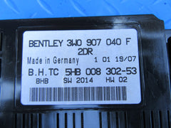 Bentley Continental GT AC heater climate control module #1766