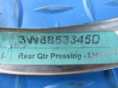 Bentley GT left rear quarter window chrome trim moulding #6129