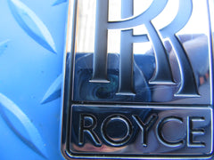 Rolls Royce Ghost Phantom Wraith Dawn Cullinan plastic emblem badge #2781