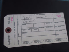 2010 Rolls Royce Ghost Owners Manual