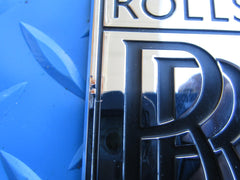 Rolls Royce Ghost Phantom Wraith Dawn Cullinan plastic emblem badge #2782