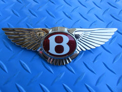 Bentley Continental GT GTC RED front emblem badge wings #2804