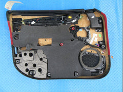 Maserati Quattroporte front right door panel red black #8676