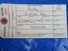 Bentley Continental GT GTC right headlight outer chrome ring trim #2767