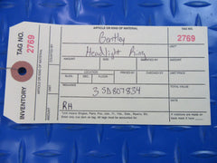 Bentley Continental GT GTC right inner headlight chrome ring trim #2769