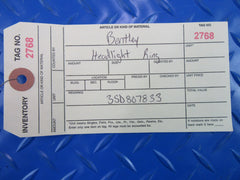 Bentley Continental GT GTC left inner headlight chrome ring trim #2768