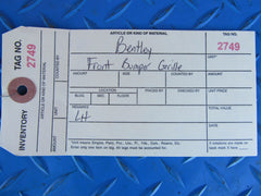 Bentley Continental GT GTC left front bumper grille #2749