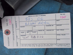 Bentley Continental Flying Spur right rear seat trim molding gray