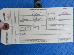 Maserati Levante Ghibli Quattroporte rear brake caliper bracket #8695