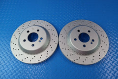 Mercedes S class Maybach S550 S560 S450 rear brake rotors TopEuro #11150