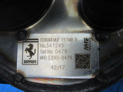 Ferrari GTC4Lusso T left and right exhaust mufflers with mid pipe #1905