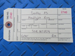 Bentley Continental Flying Spur right outer headlight chrome ring #2740