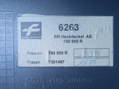 Rolls Royce Wraith rear trunk boot lid #2704