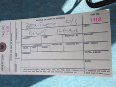 Bentley Continental Flying Spur right rear air strut spring shock