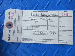 Bentley Continental GT GTC left fender air vent grille #2713